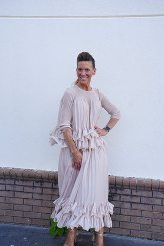 Silky Pleated Layers Set