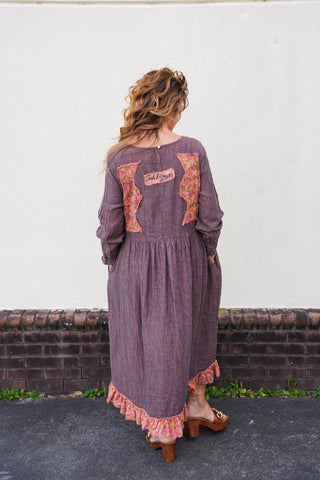Painted Desert Ruffle Dress