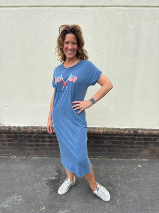 America Tee Dress