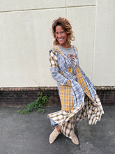 Load image into Gallery viewer, Plaid Hoodie Duster Dress
