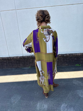 Blair Silky Horse Dress