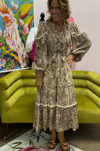 Load image into Gallery viewer, Free People Spell&amp;Gypsy Leopard Dress
