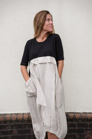 Dee Linen Bubble Dress