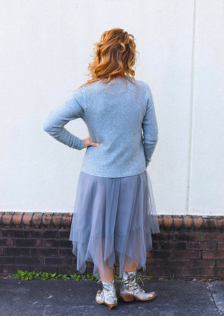 Zipper Sweater Dress Set