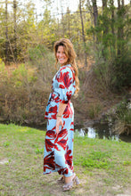 Load image into Gallery viewer, Lira Blue Silk Dress
