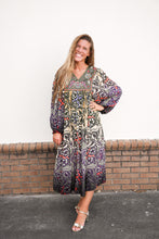 Load image into Gallery viewer, Amara Green Boho Dress

