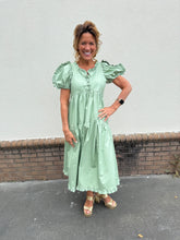 Load image into Gallery viewer, Cambria Ruffle Babydoll Dress
