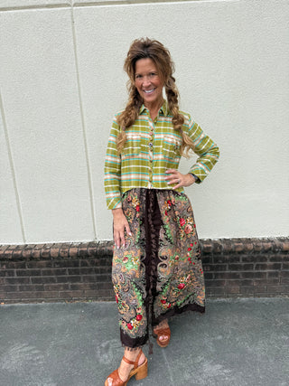 Beatrice Plaid Duster Dress