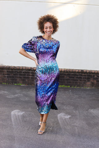 Navette Sequin Dress
