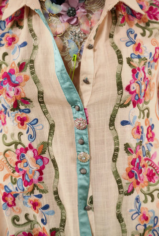 Peacock Duster Dress