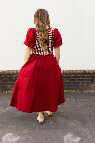 Scarlett Crochet Vest Dress