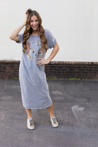 Twin Tiger Tee Dress