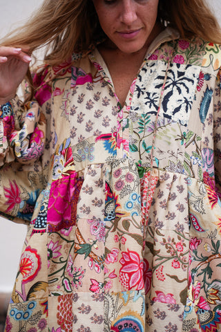 Nilah Patchwork Dress