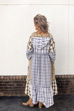 Load image into Gallery viewer, Plaid Hoodie Dress
