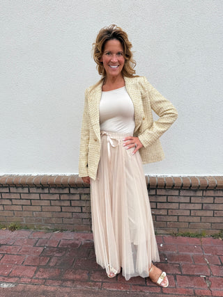 Aria Long Tulle Skirt
