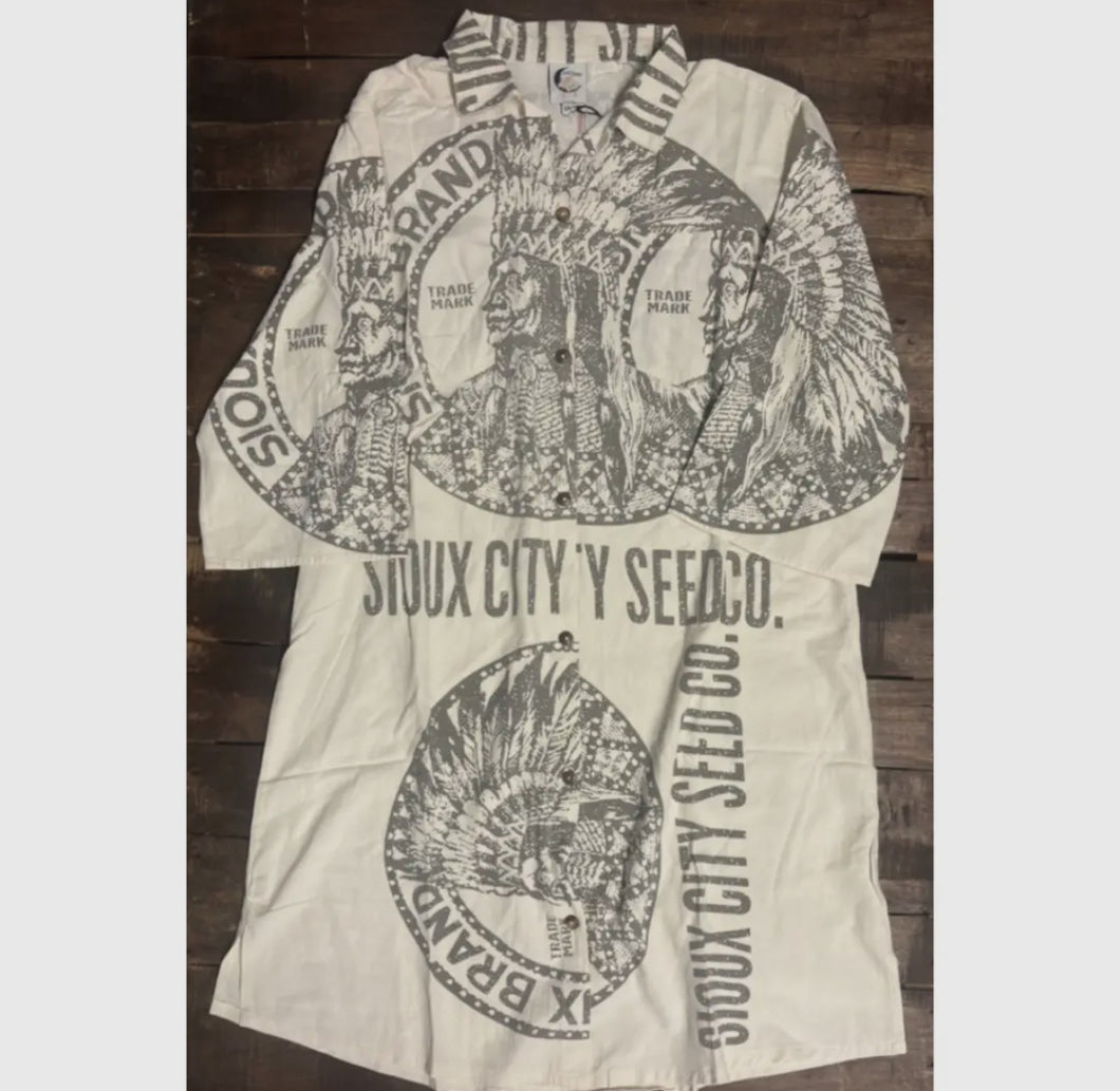 Sioux City Duster Sack Dress