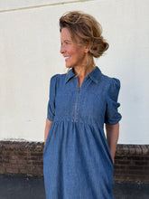 Load image into Gallery viewer, Denim Midi Dress

