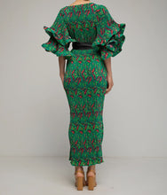 Load image into Gallery viewer, Green Pleated Dress
