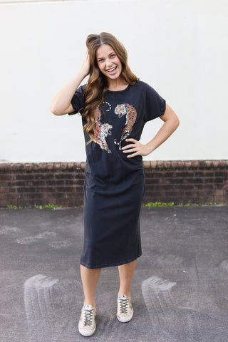 Twin Tiger Tee Dress