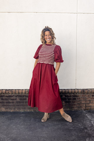 Scarlett Crochet Vest Dress