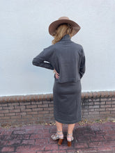 Load image into Gallery viewer, Grey Sweater Dress Set
