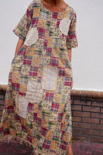 Load image into Gallery viewer, Wander Quilted Patchwork Dress
