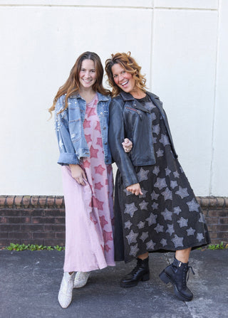 Star Patch T-Shirt Dress