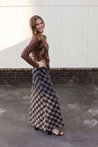 Plaid Skirt