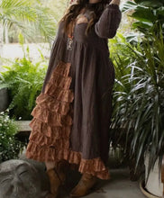 Load image into Gallery viewer, Painted Desert Ruffle Dress
