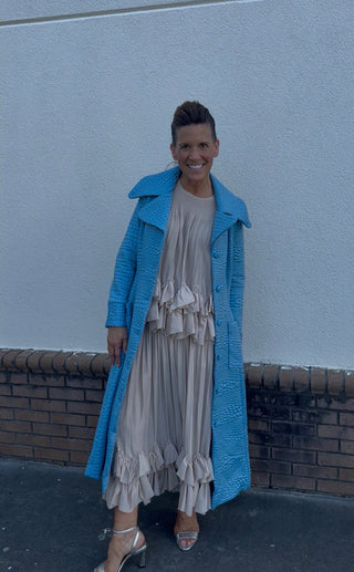 Silky Pleated Layers Set