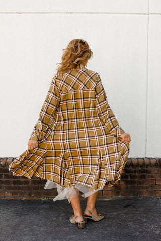 Coco Plaid Jacket Dress