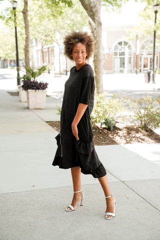 Finna Linen Pocket Dress