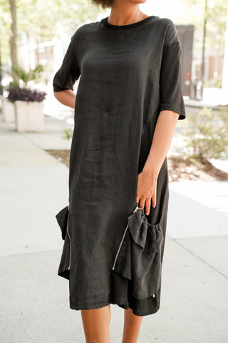 Finna Linen Pocket Dress