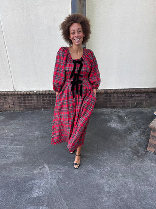 Noel Plaid Dress