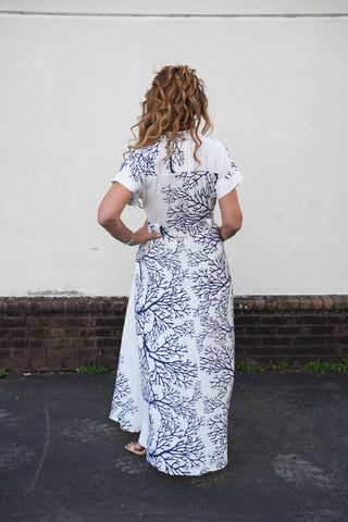Bali Palm Maxi Dress