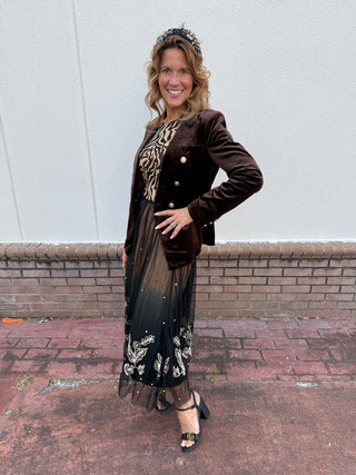 Velvet Blazer