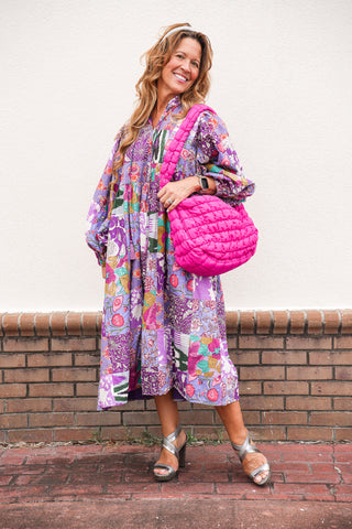 Nilah Patchwork Dress