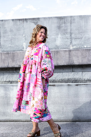 Nilah Patchwork Dress