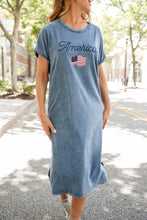 Load image into Gallery viewer, America Tee Dress
