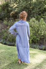 Load image into Gallery viewer, Ruffle Denim Maxi Dress
