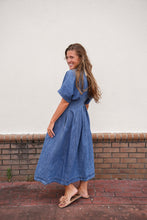 Load image into Gallery viewer, Daisy Blue Denim Dress
