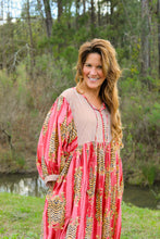 Load image into Gallery viewer, Tiger Stripe Boho Dress
