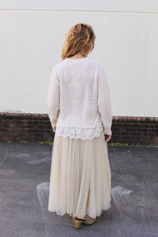 Aria Long Tulle Skirt