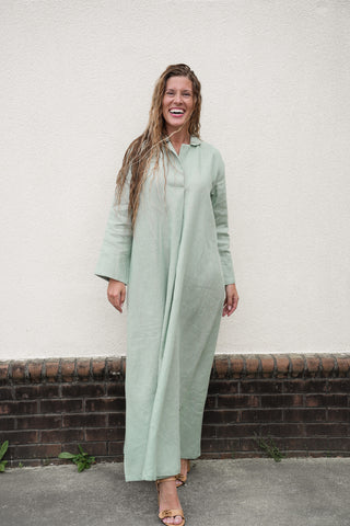 Sahara Linen Maxi Dress