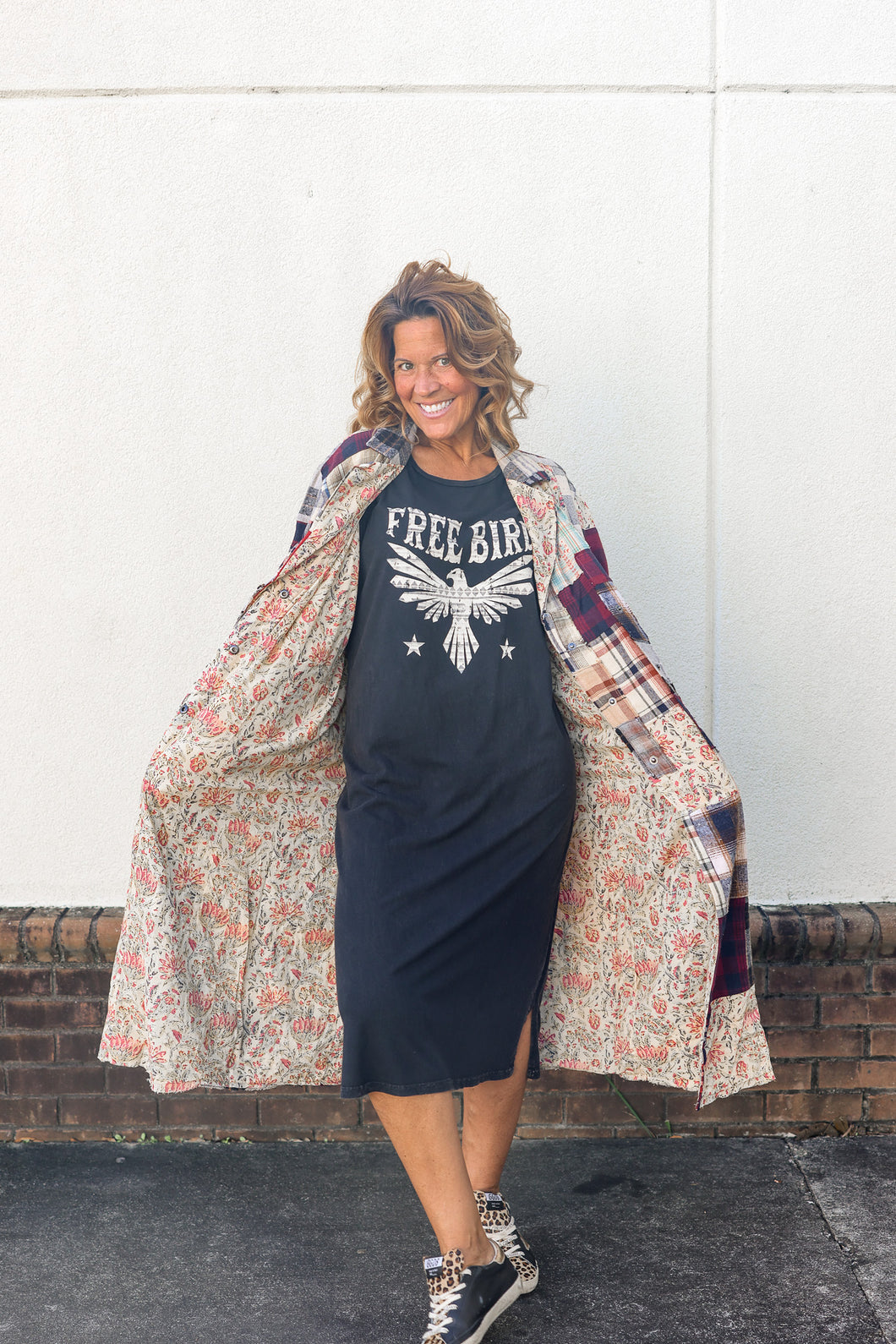 Free Bird Tee Dress