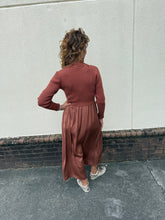 Load image into Gallery viewer, Autumn Mixed Media Dress
