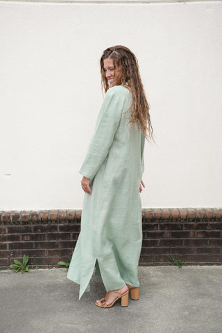 Sahara Linen Maxi Dress