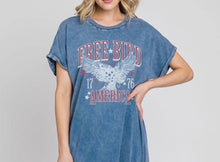 Load image into Gallery viewer, Free Bird America Tee Dress
