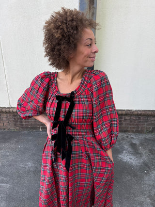 Noel Plaid Dress