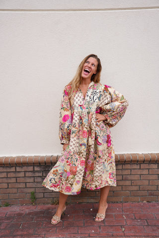 Nilah Patchwork Dress